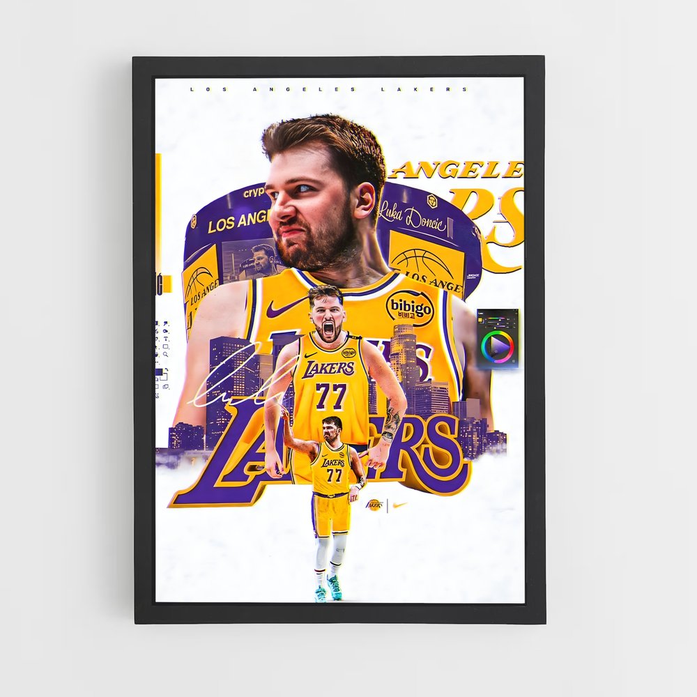 Poster Luka doncic – affiche Basketball (vue 2)